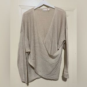 Sheer Chelsea28 “Wrap” Sweater
